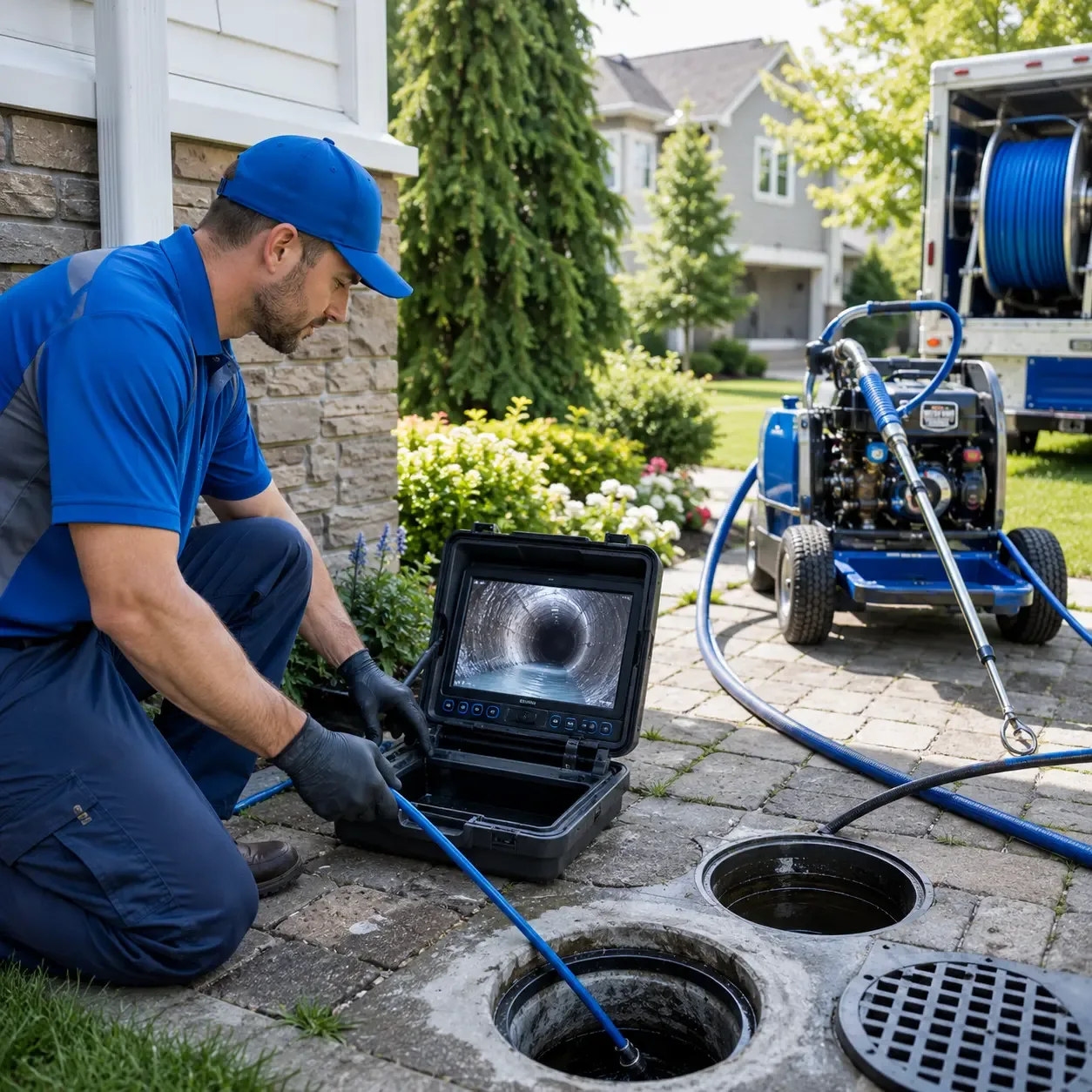 Outdoor drain cleaning professionals serving Midway, AL